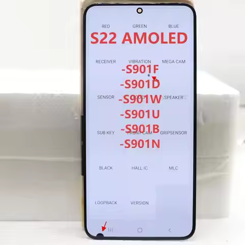 S22 For Samsung For AMOLED S901 S901B S901U S901W S901E LCD Display Touch Screen Digitizer Assembly 