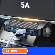 3-port USB car charger splitter