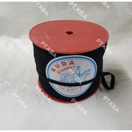 ELASTIC RUBBER 6 MM FLAT BLACK HORSE B 6 120 YARD