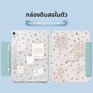 ZOYU | เคส iPad 11 นิ้ว แบบลื่น มีแม่เหล็ก แยกปากกา หมุนได้ ใสบาง