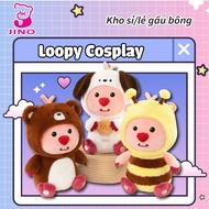 Loopy teddy bear cosplay bear, loopy puppy cosplay, super cute bee cosplay loopy