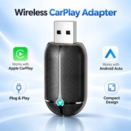 2-in-1 Wireless CarPlay Android Auto Adapter 5.8G WiFi Auto Connect
