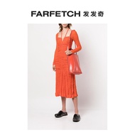 Ganni Ladies Banner Handbag FARFETCH FARFETCH