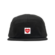 5 PANEL RELLIAGRACES - HEART || BLACK 5-PANEL HAT || FIVE PANEL BLACK || 5PANEL CAP || FIVEPANEL HAT