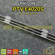 PHISON PTV-E4020S TV LED BACKLIGHT BARU READY STOCK PTV-E4020 PTVE4020S PTVE4020 4020