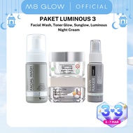 Ms Glow Paket Wajah ( Whitening / Luminous / Acne / Ultimate )