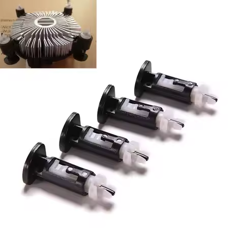 【C】4Pcs Practical Fastener Mount Pin For Socket LGA 775 CPU Heatsink Cooler Fan