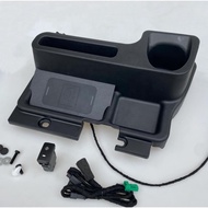 Car Center Console Box With Wireless Charger For Toyota Land Cruiser 79 70 series accessories parts 
