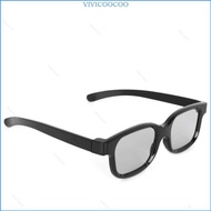 VIVI Polarized Passive 3D Glasses Black H3 Stereo Glasses for TV Real D 3D Cinemas