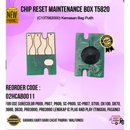 CHIP RESET MAINTENANCE BOX T5820 C13T582000 P800 P807 P808 SC-P800 SC-P807 D700 DX100 D870 D880 D830
