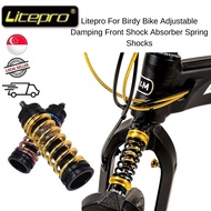 Litepro For Birdy Bike Adjustable Damping Front Shock Absorber Spring Shocks