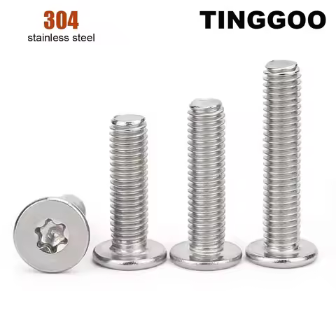 5/50pcs CM M1.6 M2 M2.5 M3 M4 M5 M6 M8 304 A2-70 Stainless Steel Six-Lobe Torx Ultra Thin Super Low 