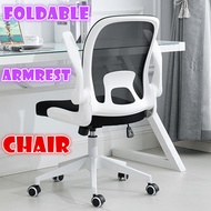 ◆Foldable armrest Home Computer Chair◆foldable Office Chair★study chair Free assemble free delivery