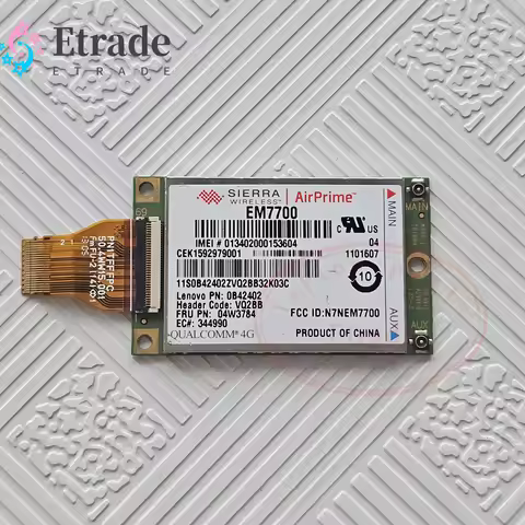 built-in 3G WIFI Card AirPrime EM7700 For Lenovo Helix Tablet 2 Laptop Wwan Wireless Card 04W3784 0b