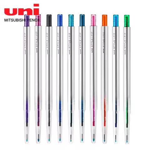 1pcs UNI Gel Pen 0.28/0.38mm UMN-139 STYLE FIT Thin Stick Signature Pen Colored Refills Student Supp