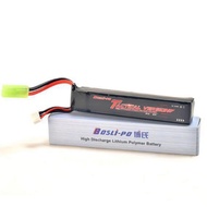 Boshi 11V 7.4V Gel Blaster bateri dengan Tamiya Plug untuk Alpha King d ARP9 s firms Real Glock Nerf