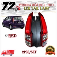 VLAND Perodua Myvi 2011 - 2017 ( Lagi Best Icon ) Led Tail Lamp Lampu rear light lampu ( Albino Whit