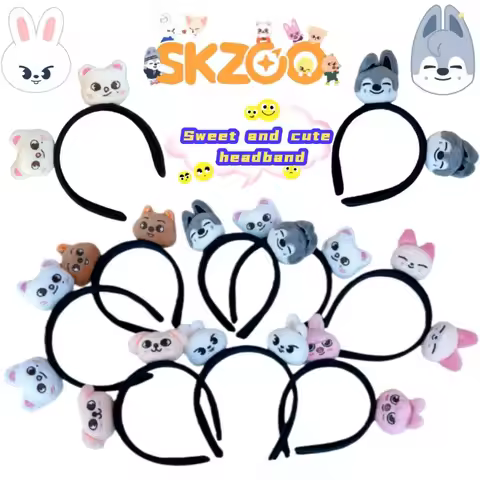 SKZOO Foxi.ny PuppyM Wolf chan Comfortable and stylish headband high-value appearance sweet and cute