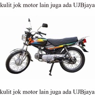 Kulit Jok Motor  Win 100 Standar / Bahan Ori Sarung Jok Motor  Win 100 A28