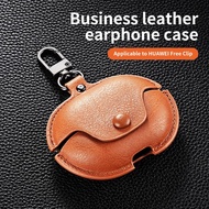 Simple Retro Case for HUAWEI FreeBud 7i 6 5 SE3 Pro4 FreeClip 4E Business PU Leather Protective Free