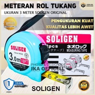 SAB Meteran Tangan Measuring Tape/ SOLIGEN 3m 3 M/ 3 Meter SOLIGEN Meter 3 Meter SOLIGEN 3 Meter Mea