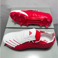 New Flip up Football Boots FG 39-45 Men's Outdoor Red and White Durable Match Soccer Shoes