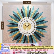 Get ST-ΨCreative Fashion Wall Clock Personalized Trendy Living Room Wall Clock Internet Celebrity Wa