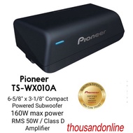 PIONEER TS-WX010A - 6-5/8” X 3-1/8” - 160W MAX POWER - COMPACT POWERED SUBWOOFER