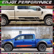 2Pcs Car Side Stickers  d Raptor F150 F250 F350 F450 F550 F650 F750 Pickup Tuning Accessories Truck 