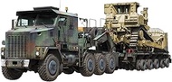 TAKOM TAK5002 1:72 M1070 Tank Transporter w/D9R Bulldozer, Multi-Colour