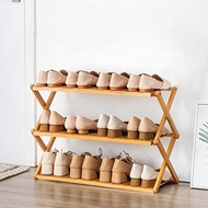 3/4/5/6 Tingkat Tempat Letak Kasut/ Rak Kasut Kayu Bertingkat Wooden Layer Rack for Shoe Organizatio