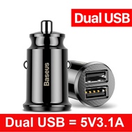 Baseus 5V/5A Dual USB Car Charger Quick Charge 4.0 QC4.0 QC3.0 QC SCP PD Type C 30W Fast Car USB Cha
