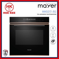 Mayer Built In Combi Steam Oven with Rose Gold Stripe MMSO17-RG