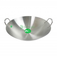 Komodo Stn Kamilia Wok 38 CM 40 CM/ 43 CM/ 55 CM/ Stainless Steel Wok/