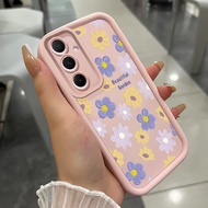 Case For Samsung A55 5G A35 5G Beautiful Garden Phone Three-Color Silicone Shockproof