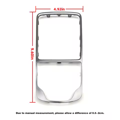Decorative Frame For A3 8V 2014-2018 for MMI Shift Knob Frame Silver Chrome Paneltrim Box 8V0 864 26