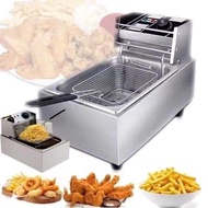 Deep Fryer Electric Stainless Steel Deep Oil Fryer Machine 10Liters