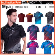 ARORA SPORTS Unisex Sublimation Polo Shirt Dry Fit Jersey