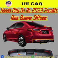 Honda City GN RS 2023 Facelift Diffuser FLRS Carbon Look Rear Bumper Diffuser Lip Skirting Bodykit
