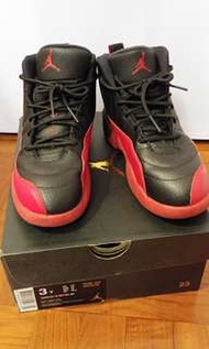 中童3Y紅黑色Air Jordan 12