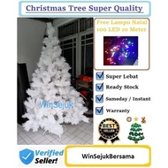 PUTIH Christmas Tree 180cm Snow White/Christmas Tree 1.8 Meters Snow White - 180cm/6ft
