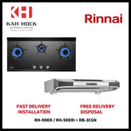 RINNAI RH-90ER / RH-90ERi SLIMLINE HOOD + RB-3CGN 3 INNER BURNER BUILT-IN HOB BUNDLE