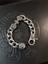 Chrome hearts 克羅心十字火焰粗款手鍊