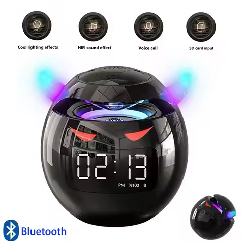 Bluetooth Speaker Portable Music Subwoofer Stereo Bass Outdoor Woofer Portable Wireless Speaker
