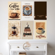 Aesthetic Cafe Wall Decoration 20x30cm Modern Cafe Wall Display Coffee Cafe Wall Decoration