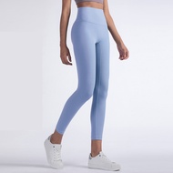 New Without T Line Sports Leggings For Fitness High Waist Lulu Yoga Pants Push Up Tights Sportswear Jogging Women's Pants