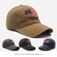 (Ready Stock)Vintage Classic POLO USA Spell Baseball Cap Golf Hat US Flag Logo Men's Sunhat Style Embroidery Hat Baseball Soccer Vintage Cap