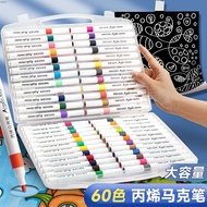 ปากกาปากกาอะคริลิก24สี36สี48ชุดปากกาปากการะบายสีกราฟฟิตีสีน้ำสำหรับเด็กอุปกรณ์ศิลปะ