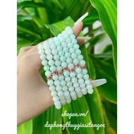 Jadite A Apple Green Marble Bracelets and Bangles Size 7mm Svip