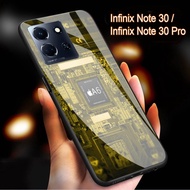 INFINIX NOTE 30 / NOTE 30 PRO - Softcase Glass Kaca - S90 - Casing Handphone - INFINIX NOTE 30 / NOT